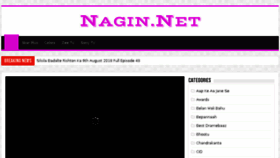 What Nagin.net website looked like in 2018 (5 years ago)