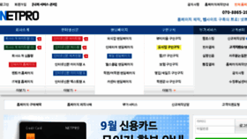 What Netpro.co.kr website looked like in 2018 (8 years ago)