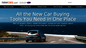What Newcars.com website looked like in 2018 (5 years ago)