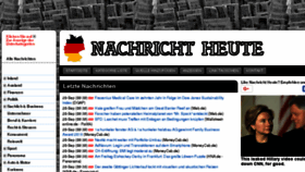 What Nachrichtheute.com website looked like in 2018 (5 years ago)