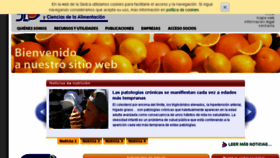 What Nutricion.org website looked like in 2018 (5 years ago)