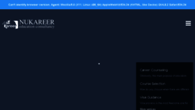 What Nukareer.com website looked like in 2018 (5 years ago)