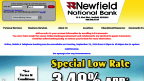 What Newfieldbank.com website looked like in 2018 (5 years ago)