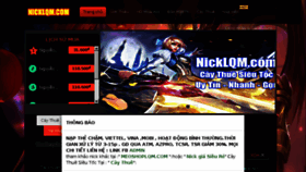 What Nicklqm.com website looked like in 2018 (5 years ago)