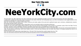 What Neeyorkcity.com website looked like in 2018 (5 years ago)