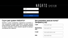 What Nagatosystem.pl website looked like in 2018 (5 years ago)
