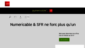 What Numericable.fr website looked like in 2018 (5 years ago)