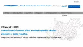 What Nfneuron.cz website looked like in 2018 (5 years ago)