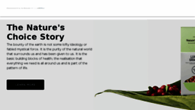 What Natureschoice.co.za website looked like in 2018 (5 years ago)