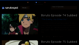 What Naruspot.me website looked like in 2018 (5 years ago)