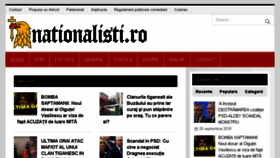 What Nationalisti.ro website looked like in 2018 (5 years ago)