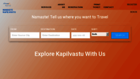 What Namastekapilvastubus.com website looked like in 2018 (5 years ago)