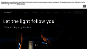 What Nimbus-lighting.com website looked like in 2018 (5 years ago)