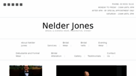 What Nelderjoneswedding.com website looked like in 2018 (5 years ago)