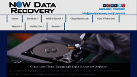 What Nowdatarecovery.com website looked like in 2018 (5 years ago)