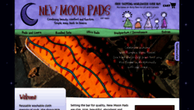 What Newmoonpads.com website looked like in 2018 (5 years ago)