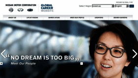 What Nissanmotor.jobs website looked like in 2018 (5 years ago)