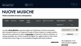 What Nuovemusiche.it website looked like in 2018 (5 years ago)