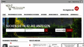 What Nw-trauer.de website looked like in 2018 (5 years ago)