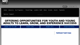 What Nwyouthcorps.org website looked like in 2018 (5 years ago)