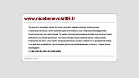 What Nicebenevolat06.fr website looked like in 2018 (5 years ago)