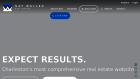 What Natwallen.com website looked like in 2018 (7 years ago)