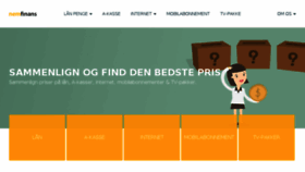 What Nemfinans.dk website looked like in 2018 (5 years ago)