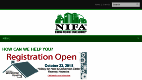 What Nifa.org website looked like in 2018 (5 years ago)