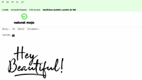 What Naturalmojo.it website looked like in 2018 (6 years ago)