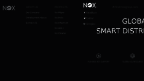 What Noxgroup.com website looked like in 2018 (5 years ago)