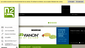 What N2j.fr website looked like in 2018 (5 years ago)