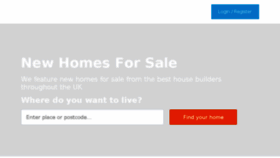 What Newhomesforsale.co.uk website looked like in 2018 (5 years ago)