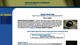 What Northwest-speakers.com website looked like in 2018 (5 years ago)
