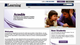 What Nmlearning.com website looked like in 2018 (5 years ago)