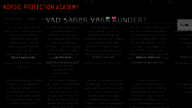 What Npacademy.se website looked like in 2018 (5 years ago)