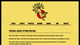 What Ninetailstattoo.com website looked like in 2018 (5 years ago)