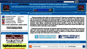 What Nettelevizor.com website looked like in 2018 (7 years ago)