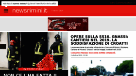 What Newsrimini.it website looked like in 2018 (5 years ago)