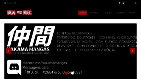 What Nakamamangas.com website looked like in 2018 (5 years ago)