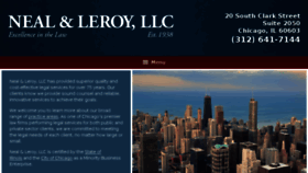What Nealandleroy.com website looked like in 2018 (5 years ago)