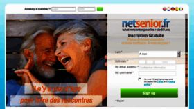What Netsenior.fr website looked like in 2018 (5 years ago)