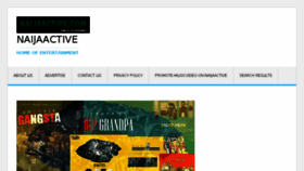 What Naijaactive.com website looked like in 2018 (5 years ago)