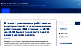 What Nikvoda.dp.ua website looked like in 2018 (5 years ago)