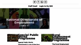 What Nde.gov.ng website looked like in 2018 (5 years ago)