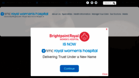 What Nmcroyalwomenshospital.ae website looked like in 2018 (5 years ago)