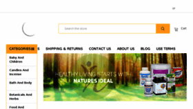 What Naturesideal.com website looked like in 2018 (5 years ago)