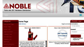 What Noble.co.za website looked like in 2018 (5 years ago)