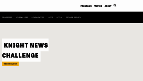 What Newschallenge.org website looked like in 2018 (5 years ago)