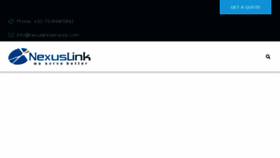 What Nexuslinkservices.com website looked like in 2018 (5 years ago)
