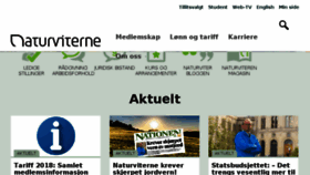 What Naturviterne.no website looked like in 2018 (5 years ago)